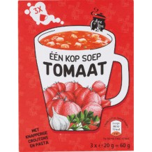 De Hete Ketel Eén Kop Soep Tomaat (3 x 20 gr.)