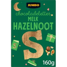 Jumbo Milk Hazelnut Chocolate Letter 