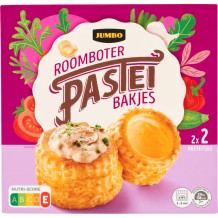 Jumbo Roomboter Pasteibakjes (100 gr.)