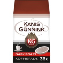 Kanis & Gunnink Coffee Pads Dark Roast (36 pieces)