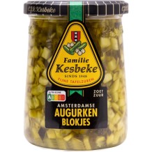 Kesbeke Sweet & Sour Amsterdam Augurken Cubes (495 ml.)