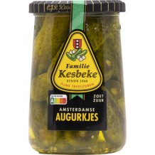 Kesbeke Sweet & Sour Amsterdam Gherkins Medium  (580 ml.)