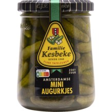Kesbeke Small Sweet & Sour Amsterdam Gherkins (235 gr.)