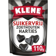 Klene liquorice hearts sugarfree (105 gr.)