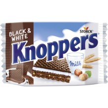 Knoppers Black & White Waffles (5 x 25 gr.)