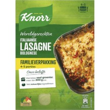 Knorr Wereldgerechten - Italiaanse Lasagne Bolognese Familieverpakking (365 gr.)