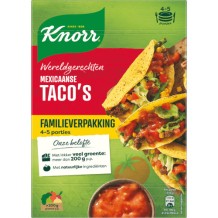 Knorr Wereldgerechten - Mexicaanse Taco's Familieverpakking (245 gr.)