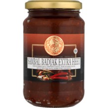 Koningsvogels Sambal Badjak Extra Heet (375 gr.)