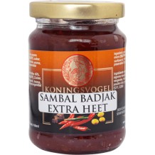 Koningsvogel Sambal Badjak Extra Hot (200 gr.)