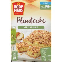 Koopmans Mix voor Plaatcake Appel Kruimel (450 gr.)