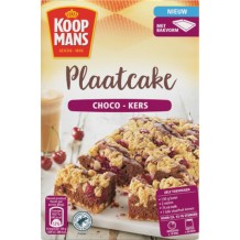 Koopmans Mix voor Plaatcake Choco Kers (450 gr.)