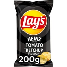 Lay's Heinz Tomaten Ketchup Chips (200 gr.)