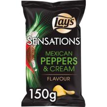 Lay's Sensations Mexican Peppers & Cream (150 gr.)