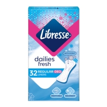 Libresse Dailies Fresh Regular Inlegkruisjes (32 stuks)