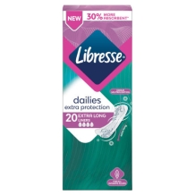 Libresse Extra Protect Sanitary Pads Extra Long (20 pieces)