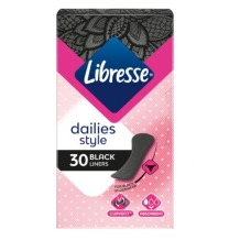 Libresse Normal Inlegkruisjes Black (32 stuks)