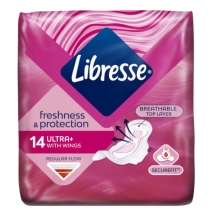 Libresse Ultra Normal Wing Sanitary Pads (14 pieces)