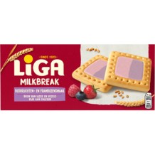 Liga Milkbreak Bosvruchten & Framboos (245 gr.)