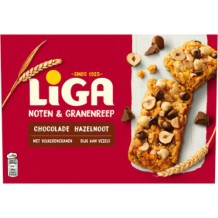 Liga Nuts & Grains Bar Chocoalte Hazelnuts (4 pieces)