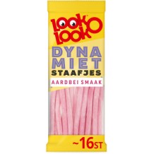Look-O-Look Dynamite Sticks Strawberry Flavour (14 pieces)