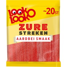 Look-O-Look Sour Stripes Strawberry Flavour (200 gr.)