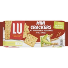 Lu Mini Crackers Wheat Flour and Whole Wheat Flour (250 gr.)