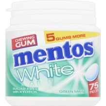 Mentos Kaugom White Green Mint (75 stuks)