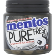 Mentos Chewing Gum Pure Fresh Black Mint (50 pieces)