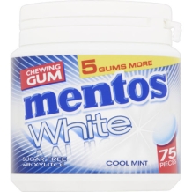 Mentos Kaugom White Cool Mint (75 stuks)