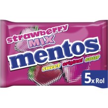 Mentos Strawberry Mix Rolls (5 pieces)