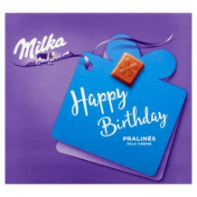 Milka Happy Birthday Chocolade Pralines (110 gr.)