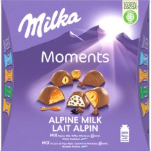 Milka Moments Chocolade Mix (169 gr.)