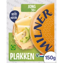 Milner 30+ Young Cheese Slices (150 gr.)