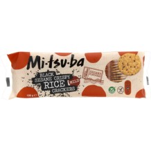 Mitsuba Black Sesame Rice Crackers (100 gr.)