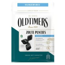 Oldtimers Salty Liquorice Points Sugar Free(100 gr.)