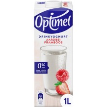 Optimel Long-Life Drink Strawberry Raspberry 0% Fat (1 liter)