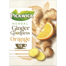 Pickwick Herbal Ginger Goodness Orange (15 pieces)