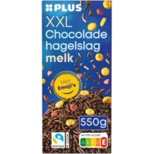 Plus XXL Hagelslag Melk met Emoji's (550 gr.)