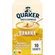 Quaker Oats Express Banana Oatmeal Portion Packs (10 sachets)