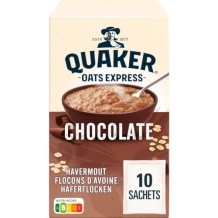 Quaker Oats Express Chocolate Oatmeal Portion Packs (10 sachets)