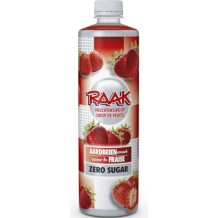 Raak Vruchtensiroop Aardbeien Zero Sugar (750 ml.)