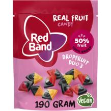 Red Band Real Fruit Candy Liquorice Fruit Duo's (190 gr.)