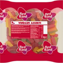 Red Band Wine Gums (1 kilo)