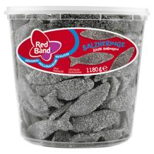 Red Band Salty Liquorice Herrings (100 pieces)