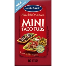 Santa Maria Mini Taco Tubs (10 Pieces)