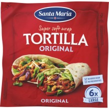 Santa Maria Tex Mex Original Soft Tortilla Large Size (6 Pieces)