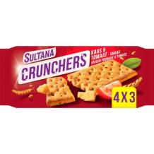 Sultana Crunchers Cheese Tomato (4 x 3 pieces)