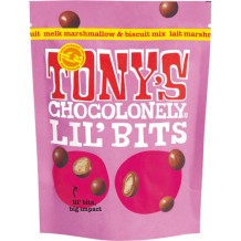 Tony's Chocolonely Lil' Bits Melk, Marshmallow & Biscuit Mix (120 gr.) 