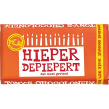 Tony's Chocolonely Hieperdepieper Chocolate Milk, Caramel & Sea Salt (180 gr.)