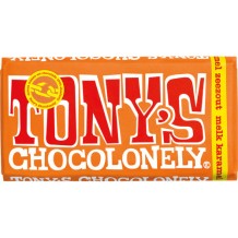 Tony's Chocolonely Chocolate Milk, Caramel & Sea Salt (180 gr.)